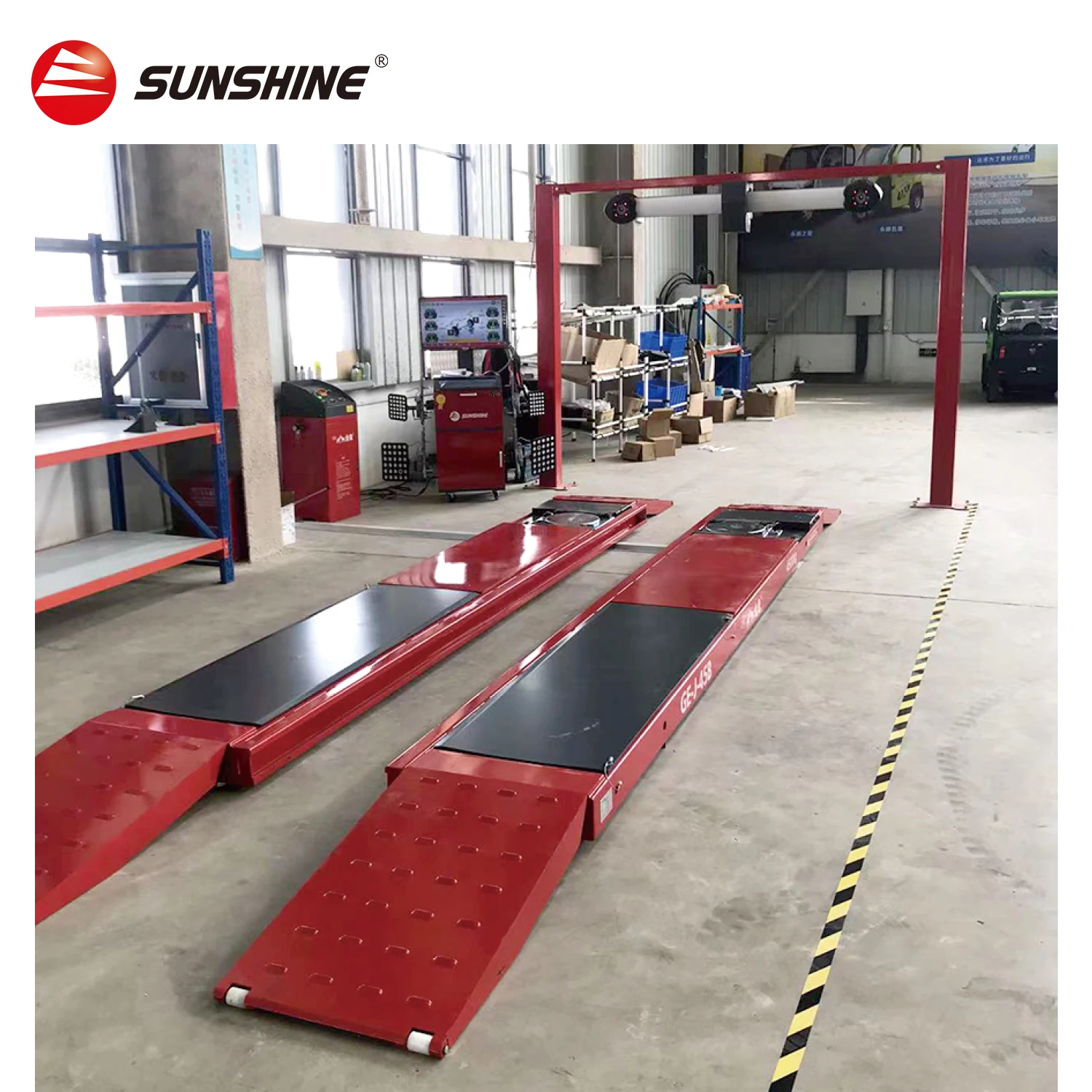 4.0T Low Profile Alignment Scissor Lift High LIfting Type