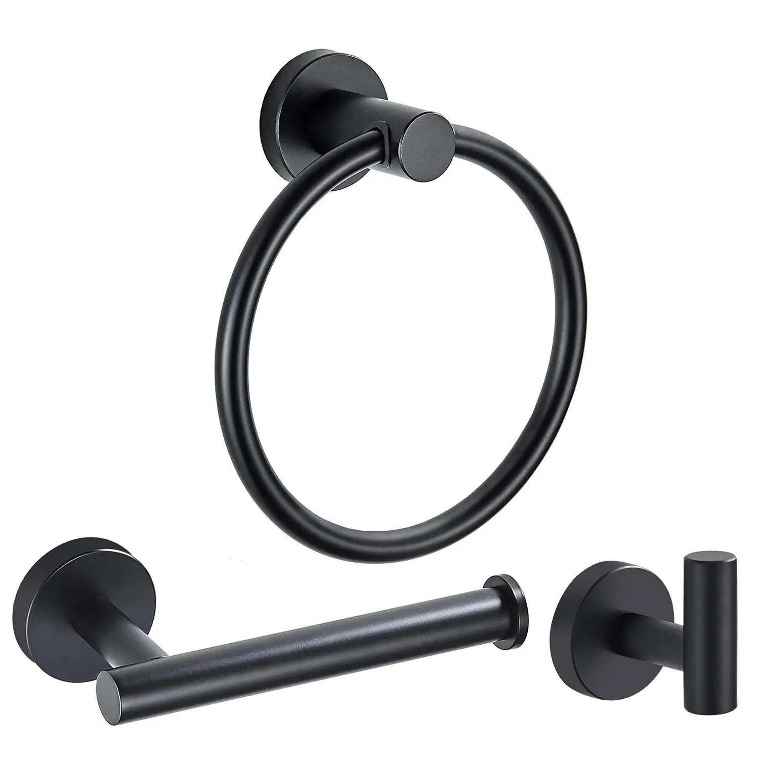 wall mounted towel rack bathrooms towel bars toilet accessories bathroom accessories set 3 piece