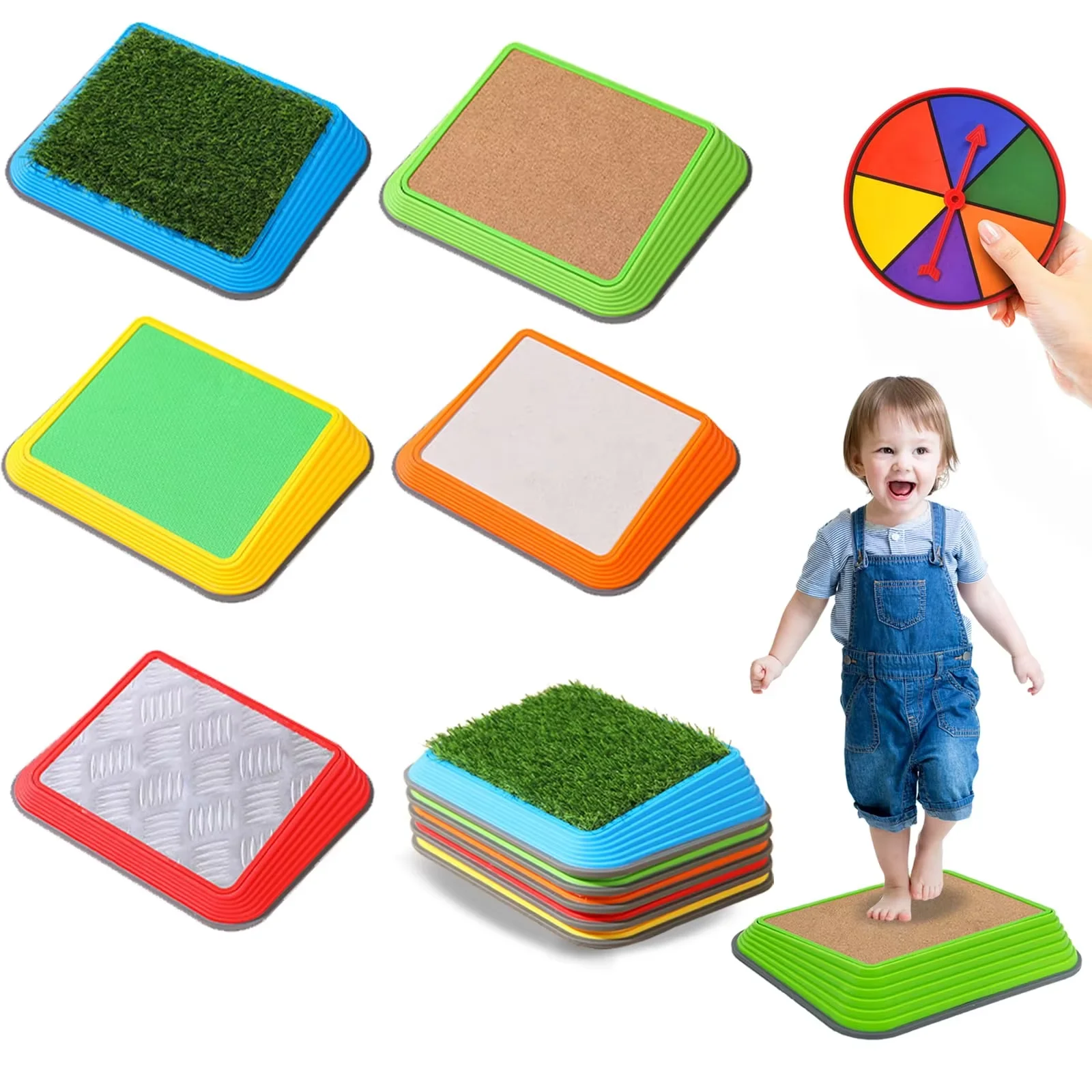 Stackable Soft Indoor Outdoor Child Colourful Toddler Plastic Gym Toy Balance Beam Stepping Stone For Kid