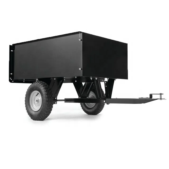 
Removable dump cart garden trailer mower trailer for any outside tractors 