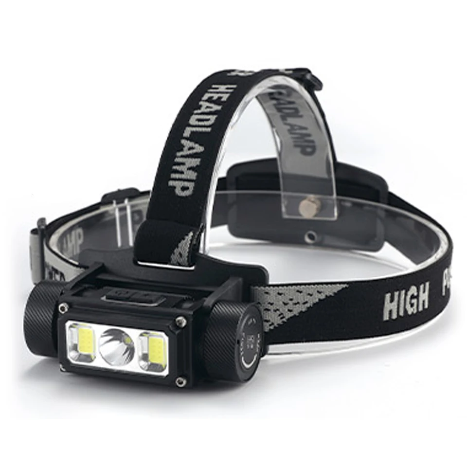 Высококачественный новый многофункциональный легкий светодиодный налобный фонарь, перезаряжаемый охотничий налобный фонарь, 5 режимов, водонепроницаемый налобный фонарь