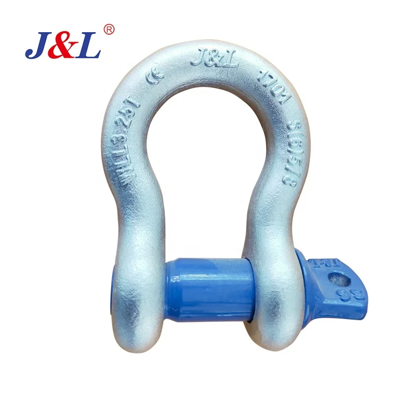 JULI alloy steel d shackle G210 US Type Galvanized Alloy Steel OEM ODM supplier