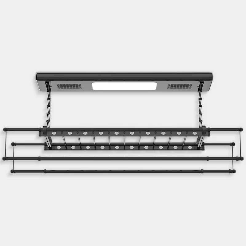 new arrival smart clothes hanger dryer rack automatic lifting & dropping laundry drying rack clothing rack folding clothes line