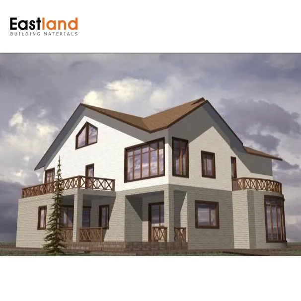 A New Type of Building With Steel Frame Prefabricated House, Building