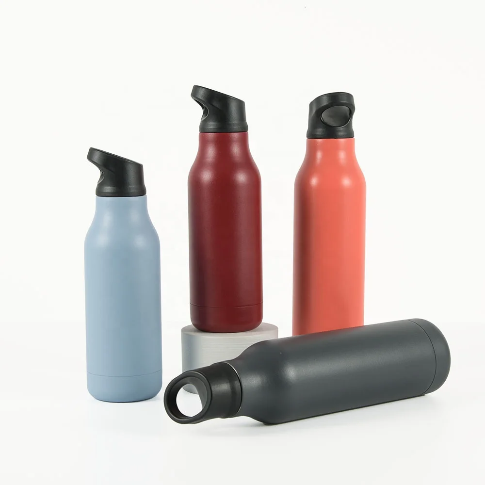 550ml new design shape double wall insulated vacuum bottle sport water bottle with handle