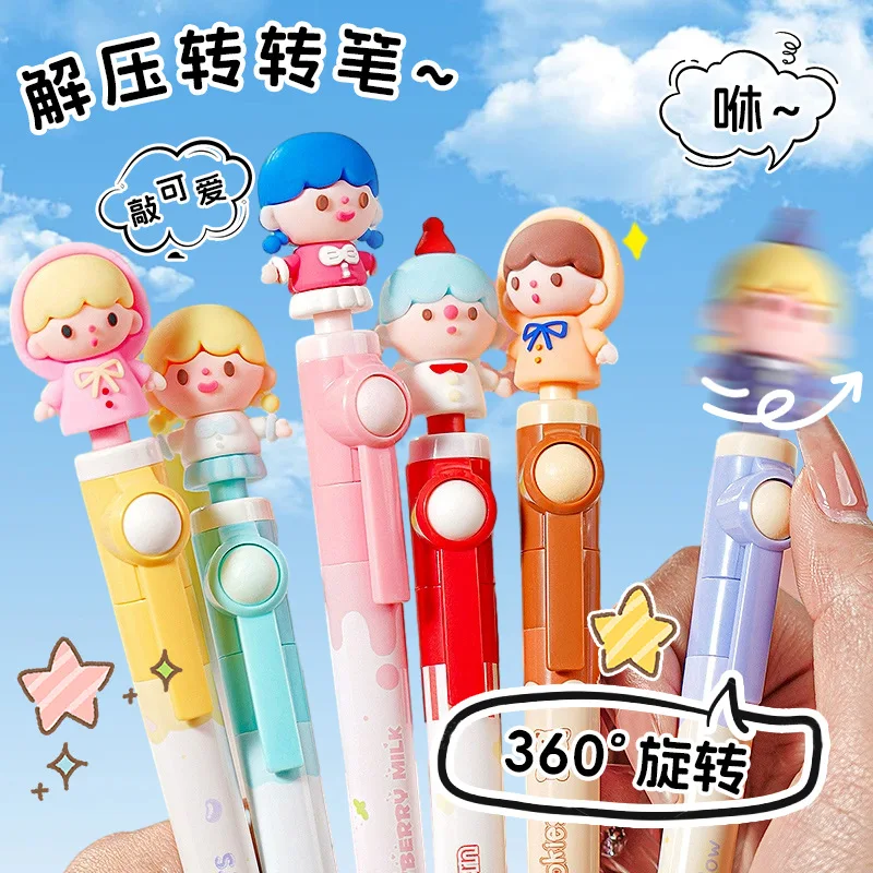 Wholesale Factory Custom 3D PVC Twist Pen Character Toppers Pen Anime Pencil Topper Toy Decoration for Children School Pen Cap