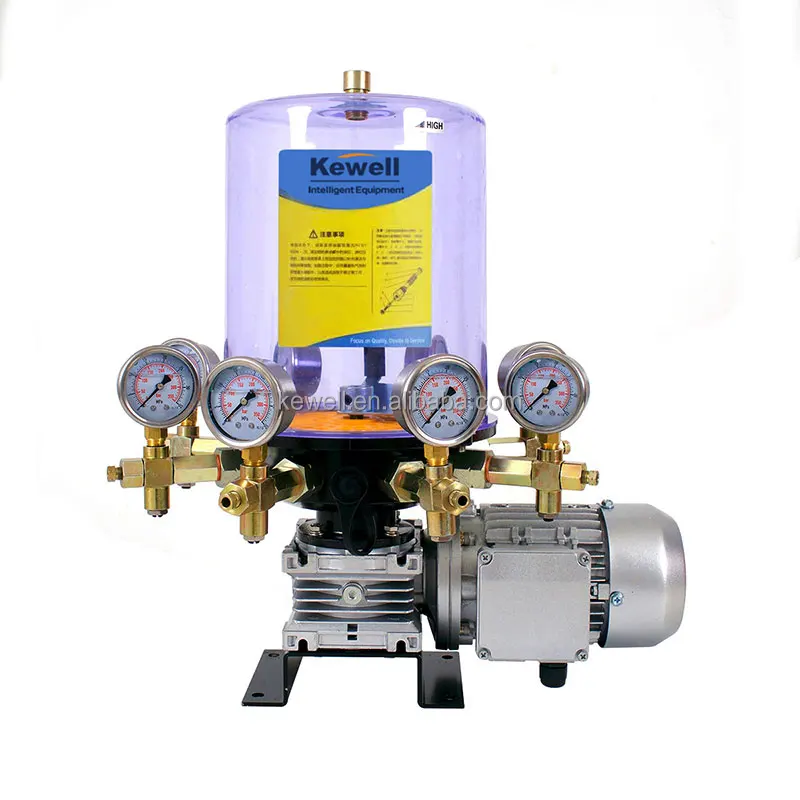 380V Automatic Grease Pumps for Excavator Loader System Thin Dry Thick Lubricator Pumping Machine with Motor Power Supply