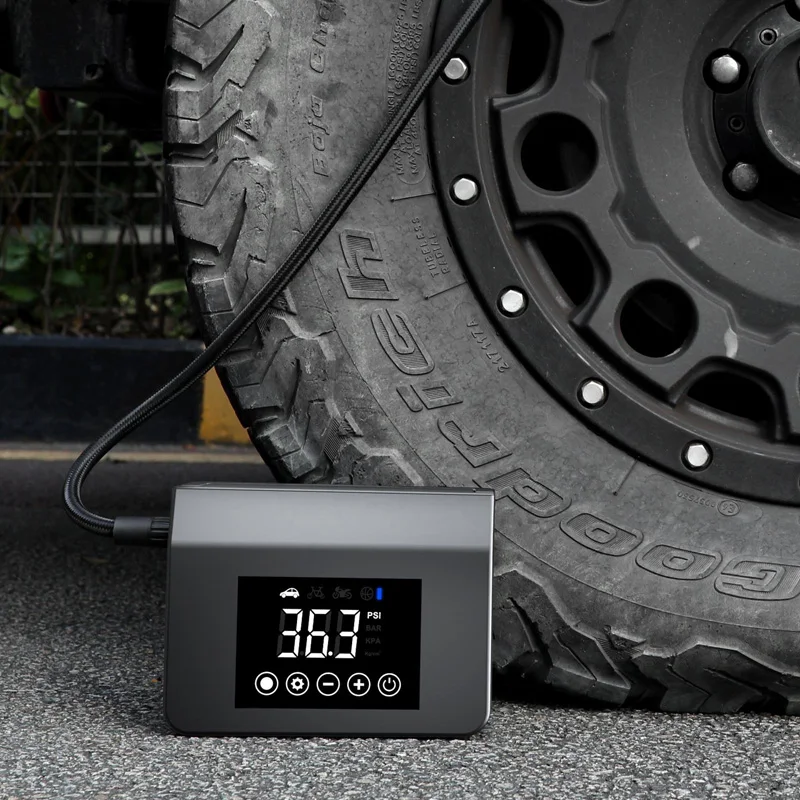 New Arrival Professional Tire Inflator Air Blower Car Jump Starter With Air Compressor For Car Emergency Kit