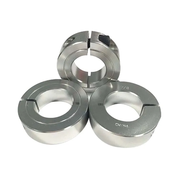 
 1 дюймовые алюминиевые одиночные сплит-ошейники с блокировкой, цельные зажимные ошейники для валов с окислением  