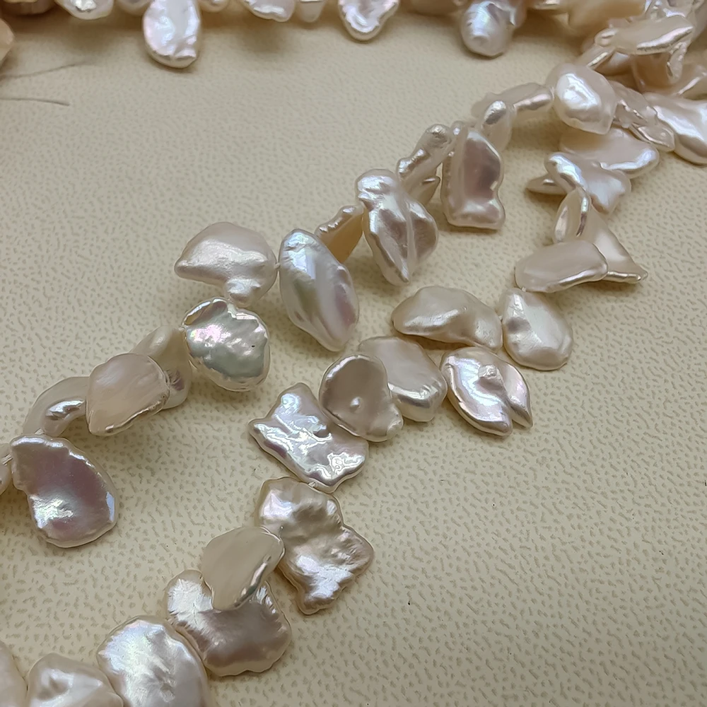 10-15mm big size flower natural freshwater aquaculture is used to make jewelry pendants and irregular baroque pearls