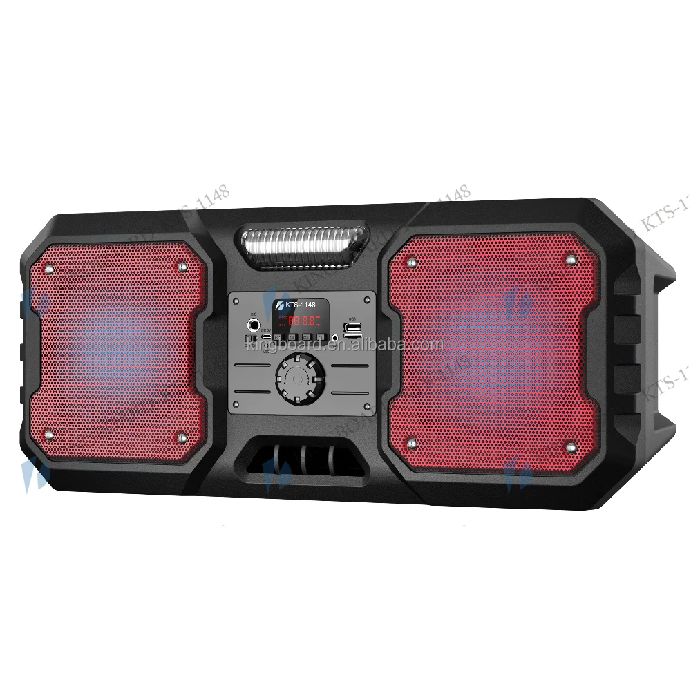 KTS беспроводной портативный открытый dj вечерние BT колонки с TWS & FM & USB 4 дюйма KTS-1148 Цена по прейскуранту завода
