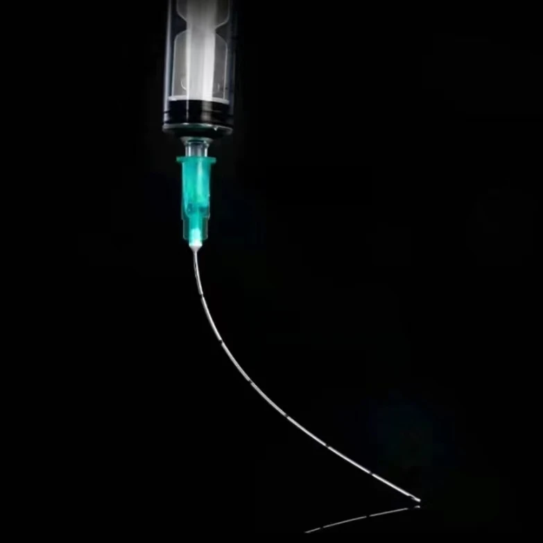 Disposable Blunt Tip Needle Flexible Stainless Steel Micro Cannula for Ataumatic Intradermal Injections