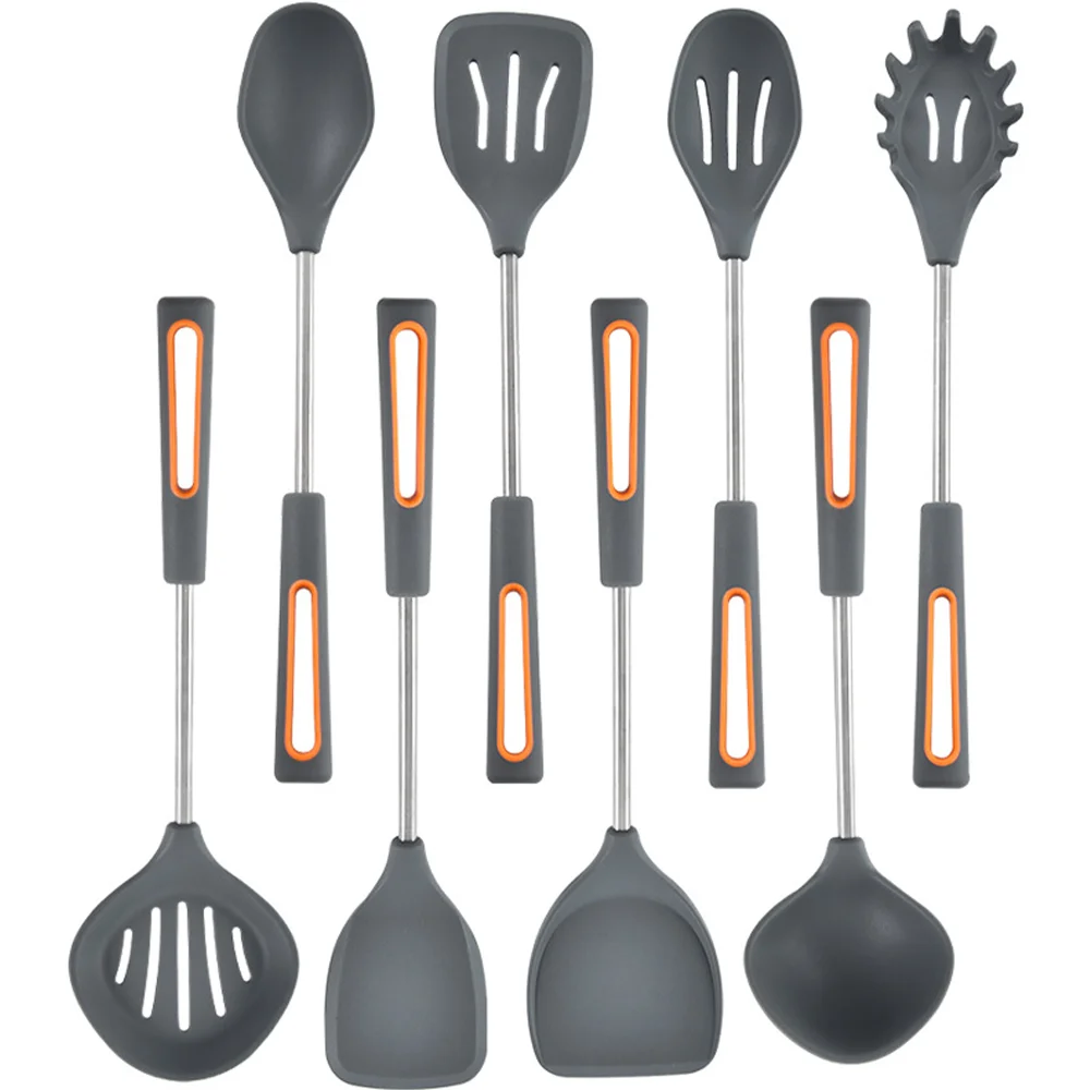 eco friendly Professional Custom home kitchen cheap stuff silicone kitchenware non stick cooking utensil set and accessories
