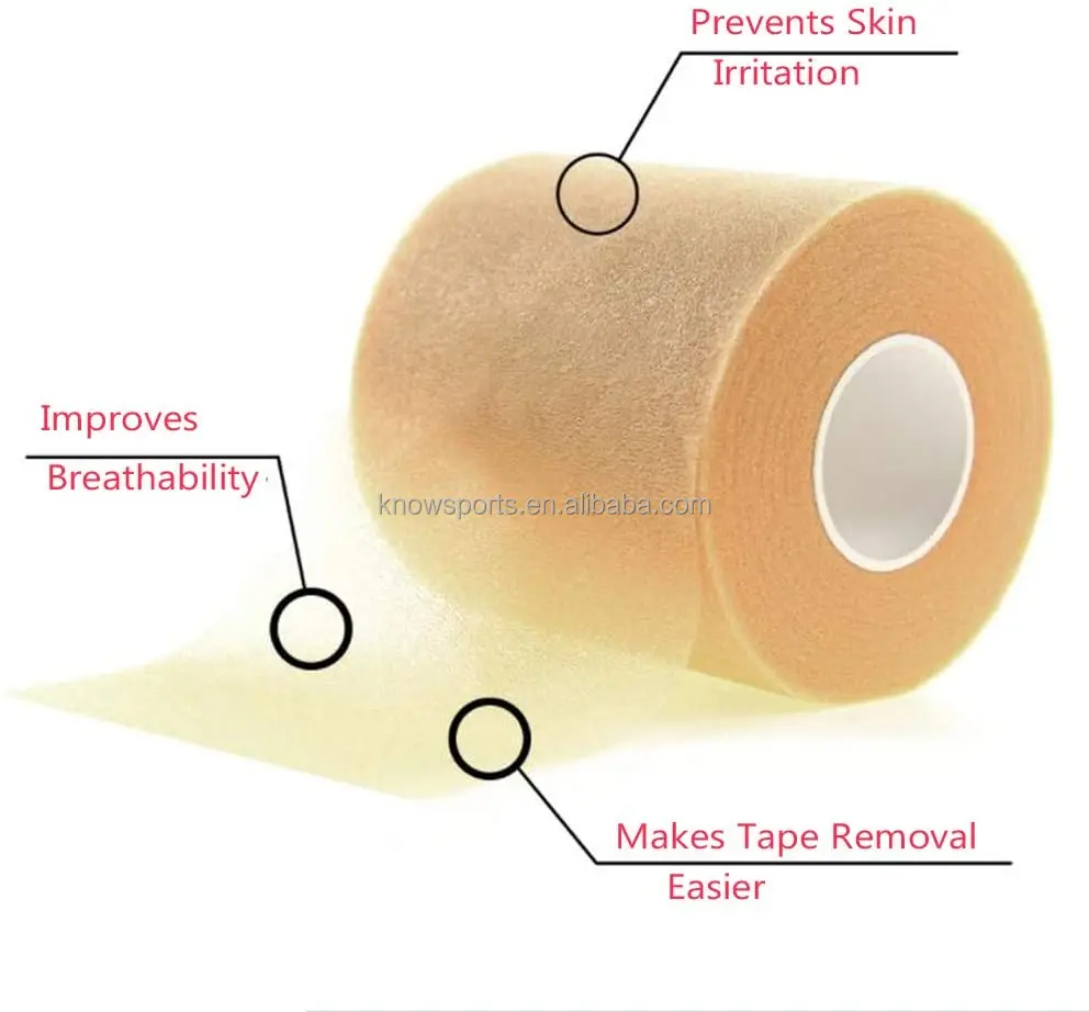 A light weight product for the 4 pieces rolls 30 yards under wrap foam tape