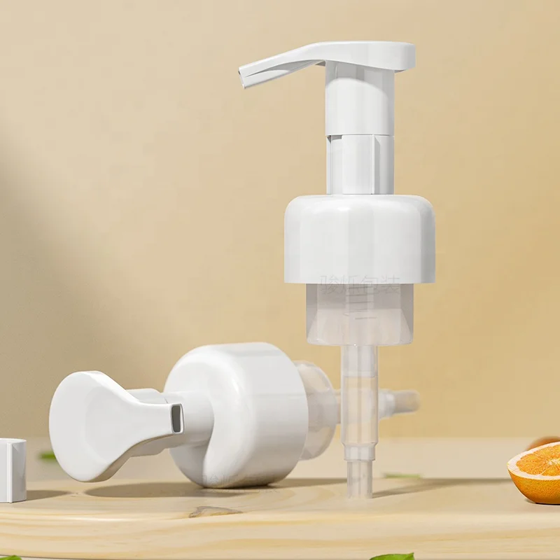 Factory Directly Sales 43MM PP Plastic Foam Pump Soap Foam Pump Facial Cleanser Foam Pump