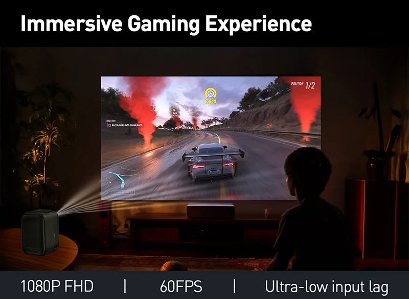 2023 New Coming Formovie Xming X Wupro Page One LCD Mini Projector Google TV  projectors hd 4k 1080p home theater proyector