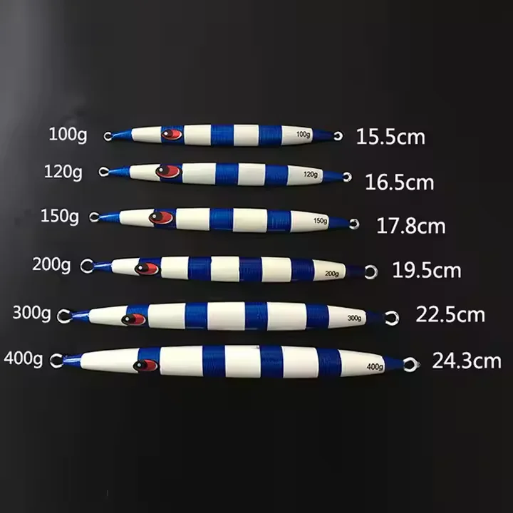 WONDERSEE Hot selling 150g  Various colors lead  Metal Fast Sinking Fishing Lure