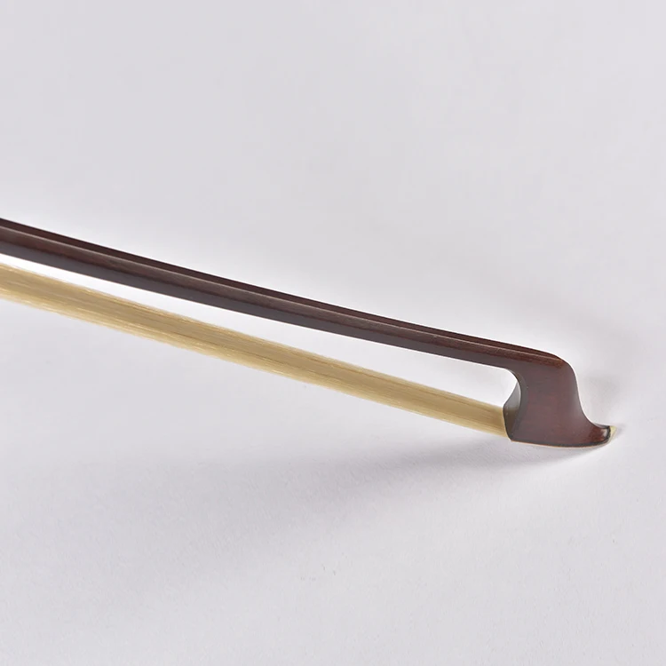 Double Bass Bow French Style Natural Horsehair Brazilwood Octagonal Contrabass Bow