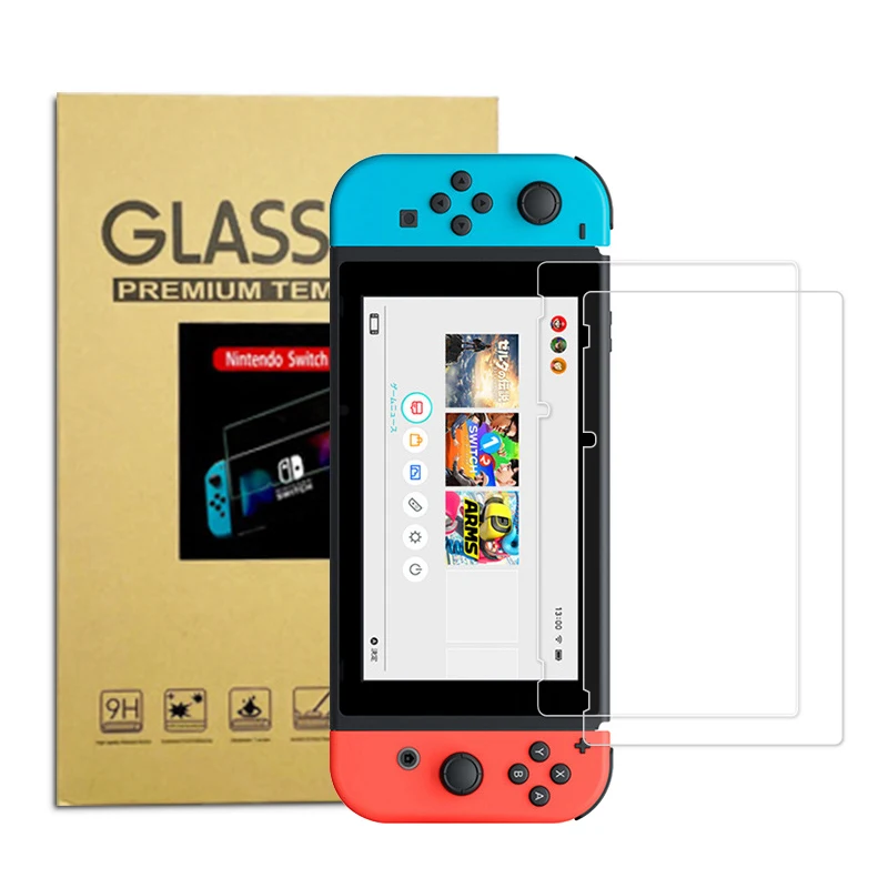 Защитное закаленное стекло для игровых приставок Nintendo Switch Lite, 1-2 упаковки