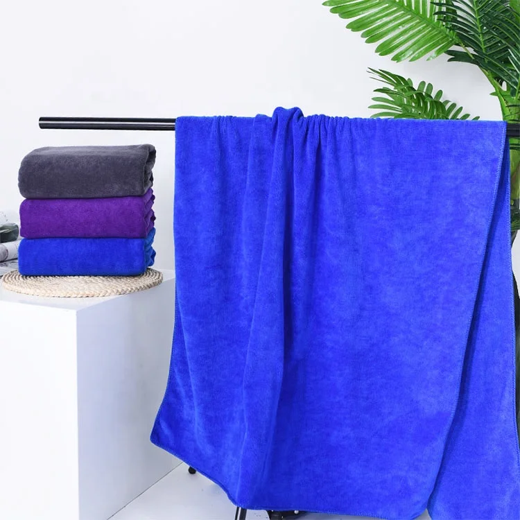 high quality microfiber fabric  bath towel face hand towel set soft and comfortable