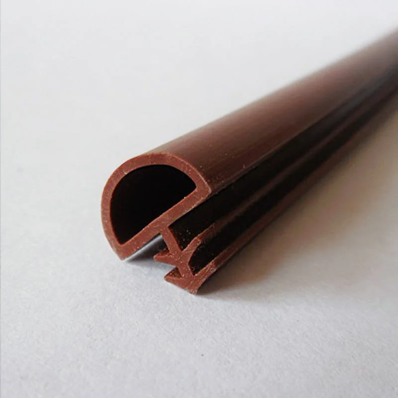 Door Insulation Strips with Width 8 mm -12 mm Rubber Extrusion Profile PVC sealing strip for Wooden Doors