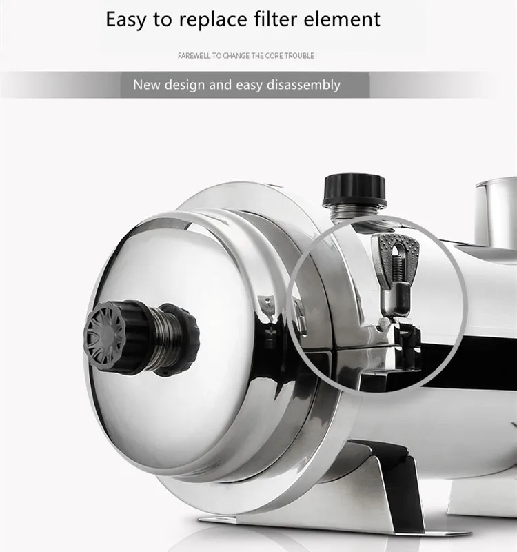 3500L/h household stainless steel PVDF ultrafiltration membrane water filter