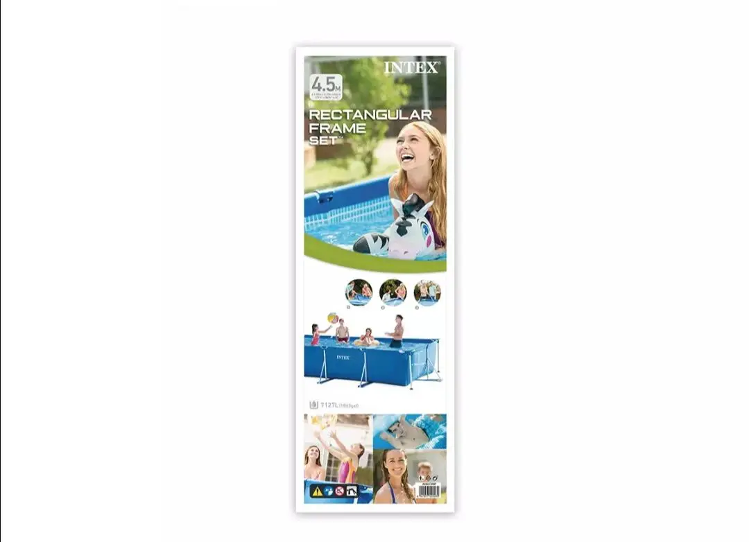 Hot Sale INTEX 28270 28271 28272 28273 Outdoor Rectangle Alberca Above Ground Swimming Pool Intex Pool