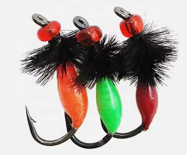 High quality bait set fishing double hook bionic needle bait fly bait line set