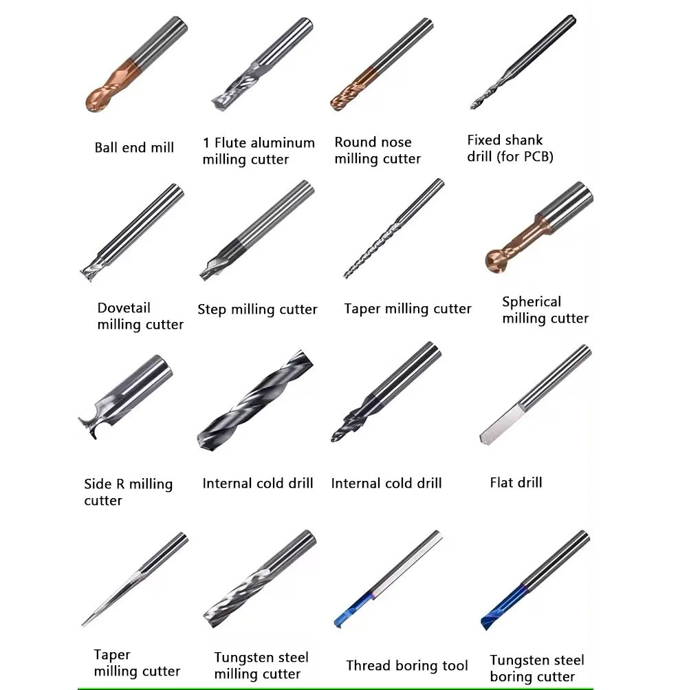 E2Fl 2 Flutes Long Flutes Length Micro Grain Solid Carbide End Mill
