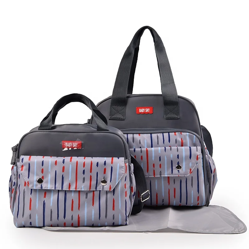 
2020 maternity bag multifunctional diaper bags three pieces suit mummy baby bags 