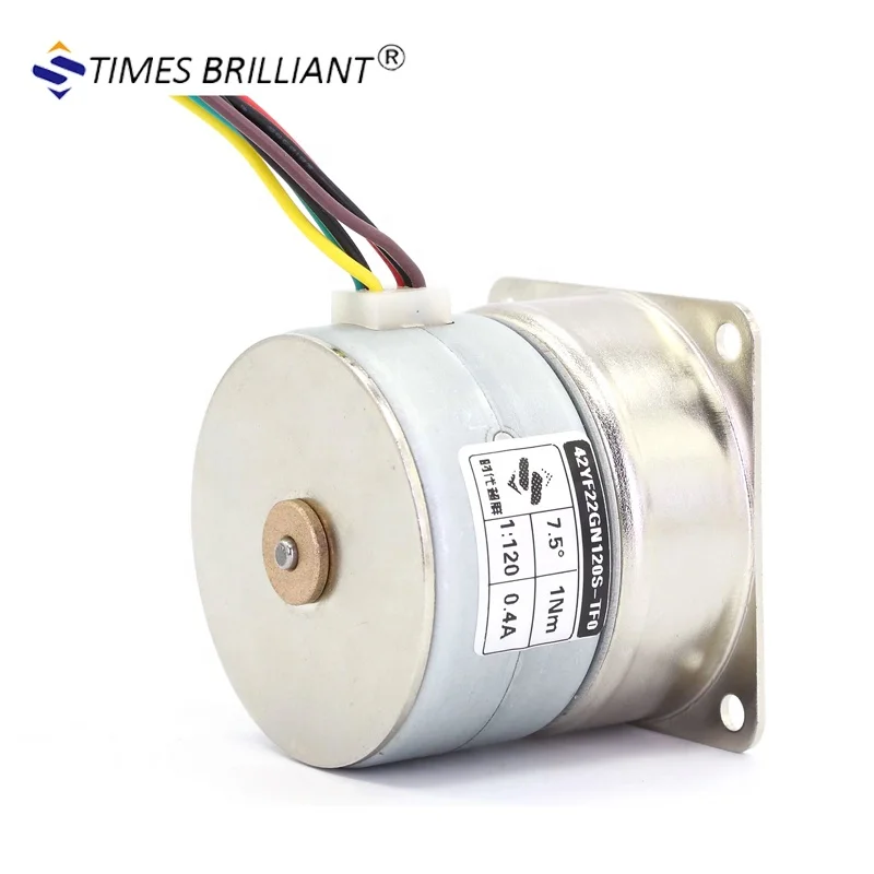 china ratio 1:120 low speed high troque 1Nm 12V reduction motor Nema17 Permanent magnet geared stepper motor