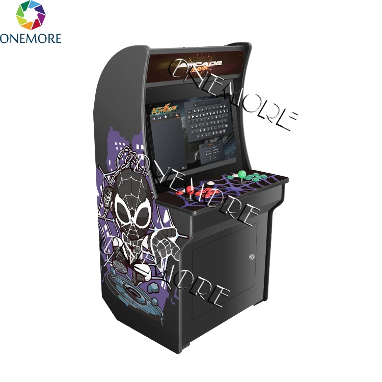 Mini Upright Arcade Game Machine, Retro Arcade Jamma Game Machine, Stand Up Full Size Arcade Cabinet with 10000+ Games