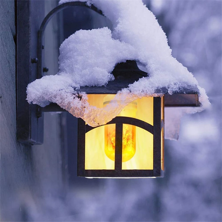 Best Selling LED Flame Effect Light Bulbs E27 E26 Base SMD2835 99 LEDs Beads Dancing Fire