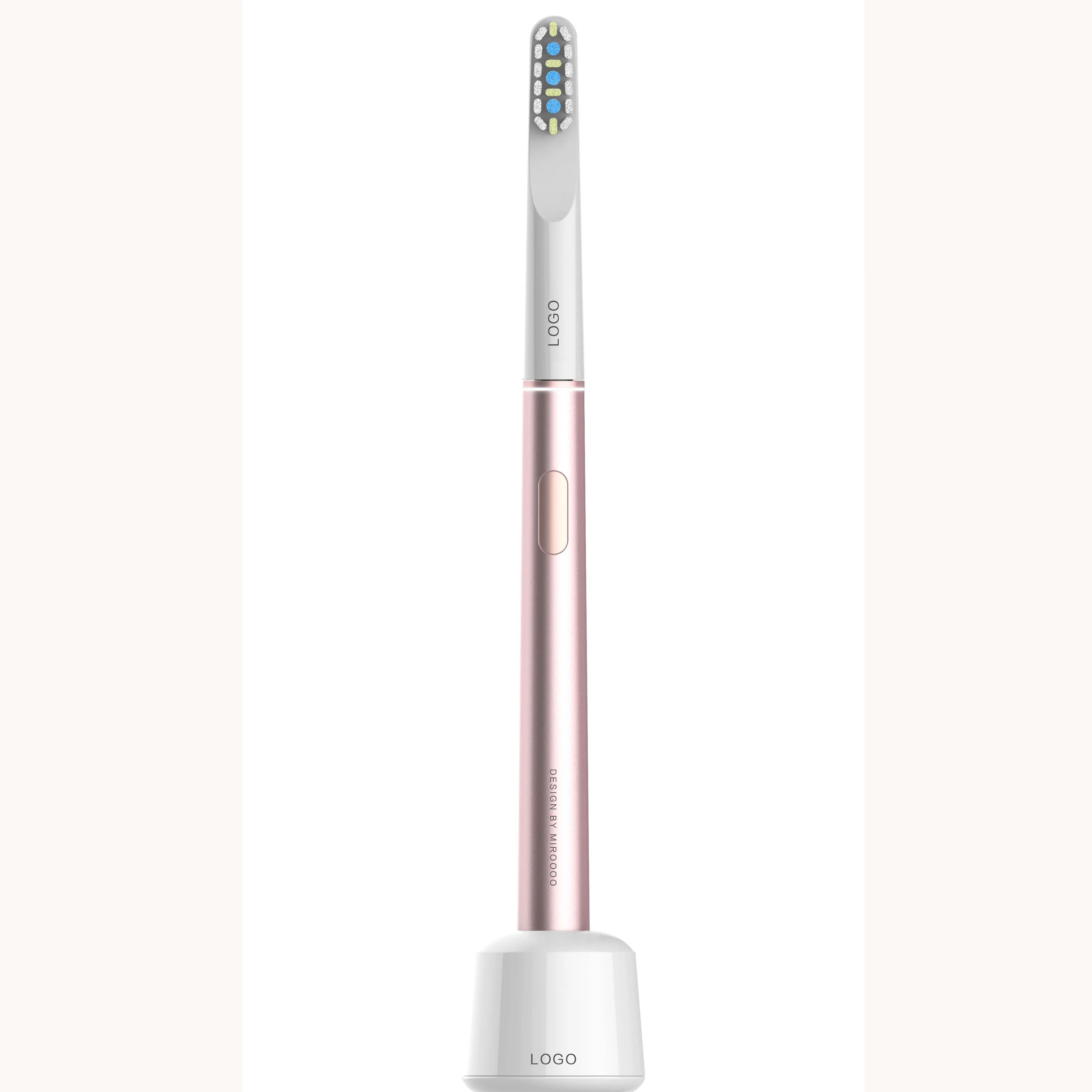  LULA Rechargeable Electric Toothbrush Most Slim Adult Alloy Design Sonic