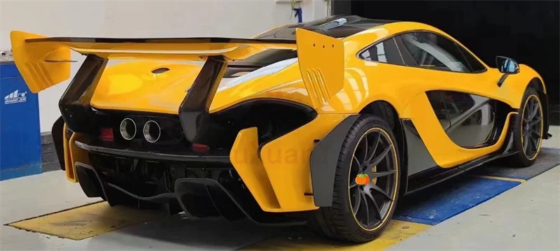 Applicable to 2015-2018 Mclaren 540C 570S 570GT front bumper lip side skirt rear GTR style dry carbon fiber body kit