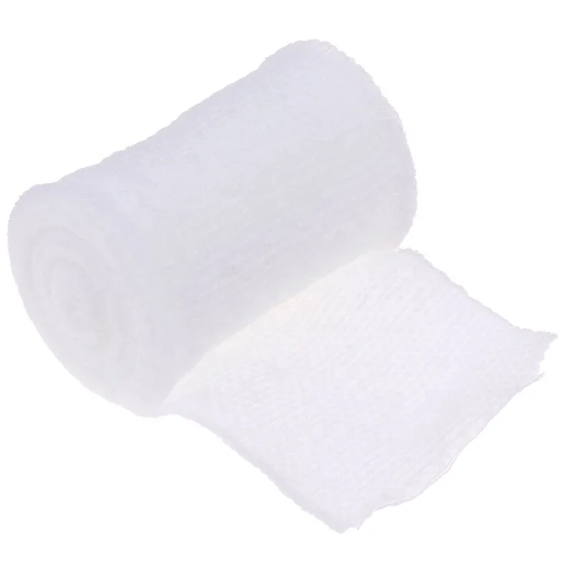 New products medical cotton sterile white wrap gauze hydrophile bandage rolled for hospital