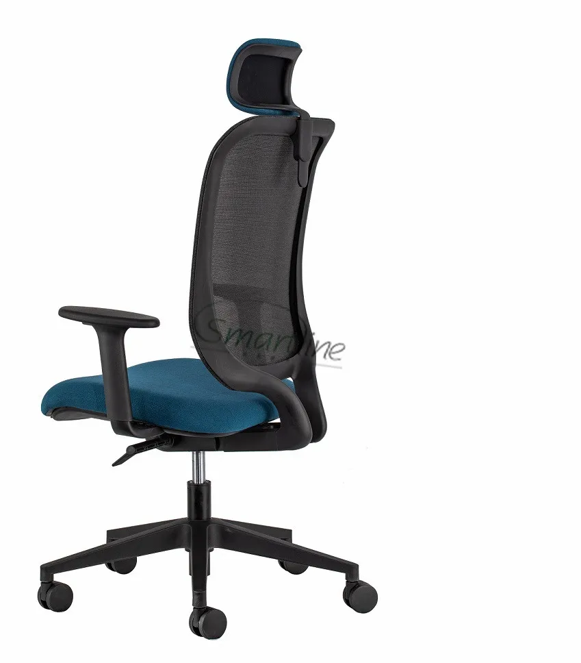 Modern office chair with headrest High Quality Nylon chair Swivel Mesh Chair for commercial and home use