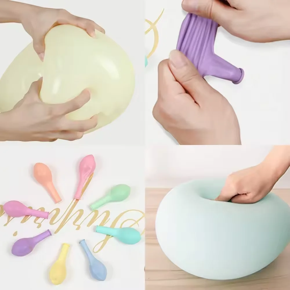 Wholesale Hot Sale Kids Birthday Party Supplies Wedding Baby Show 200pcs Latex Balloon Pastel 5 Inch Macarons Balloons