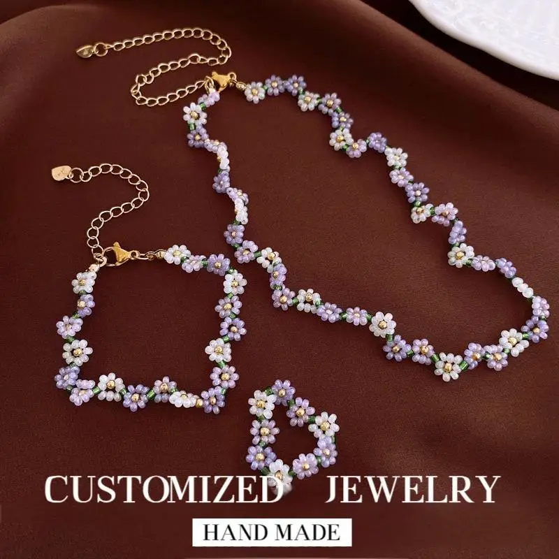 FY модные ювелирные браслеты бохо ручной работы дружба бусины из семян Миюки цветы солнца Маргаритка плетеные серферские до лодыжки