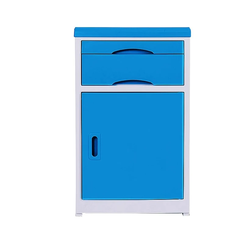 Cheap Price ABS Plastic Mobile Medical Bedside Locker Table Hospital Beside Cabinet for Clinic Furniture