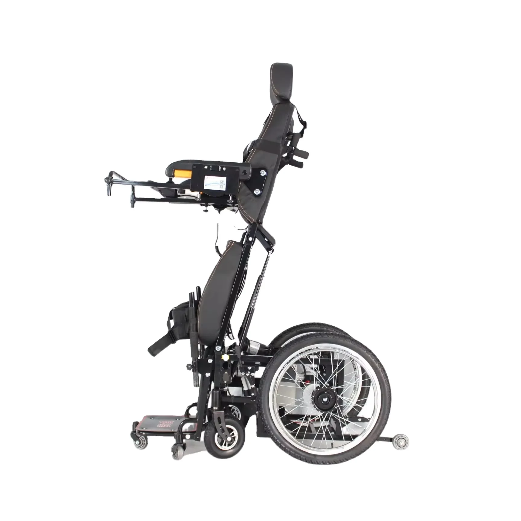 Rehabilitation Equipment Supplier Max Load  folding Brush Electric Wheelchair Motor Lie Down Rehabilitation Therapy Supplies