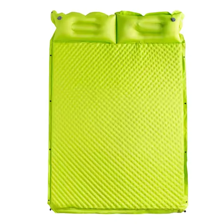 PoeticExist Camping Mat Moistureproof Sleeping Mattress Outdoor Double Splicing Automatic Inflatable Mat Inflatable Bed