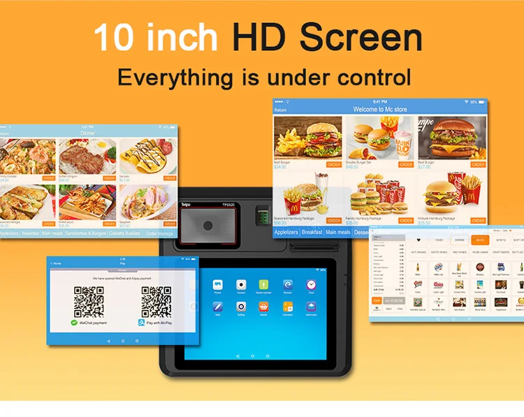 New Generation TPS520 Android 5.1 os Pos Terminal Price With 58mm Printer Thermal Driver