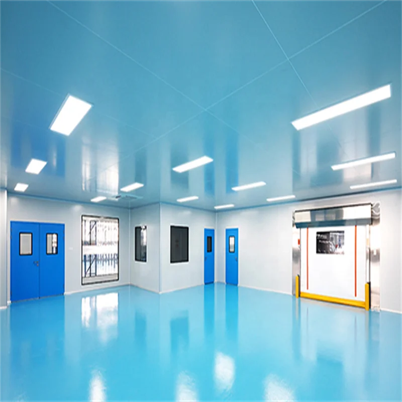 Design Rock Customized Laboratory Iso 8 Workshop Fireproof Isolation Hospital Ceiling Sandwich Wall Partition Gmp Clean Room