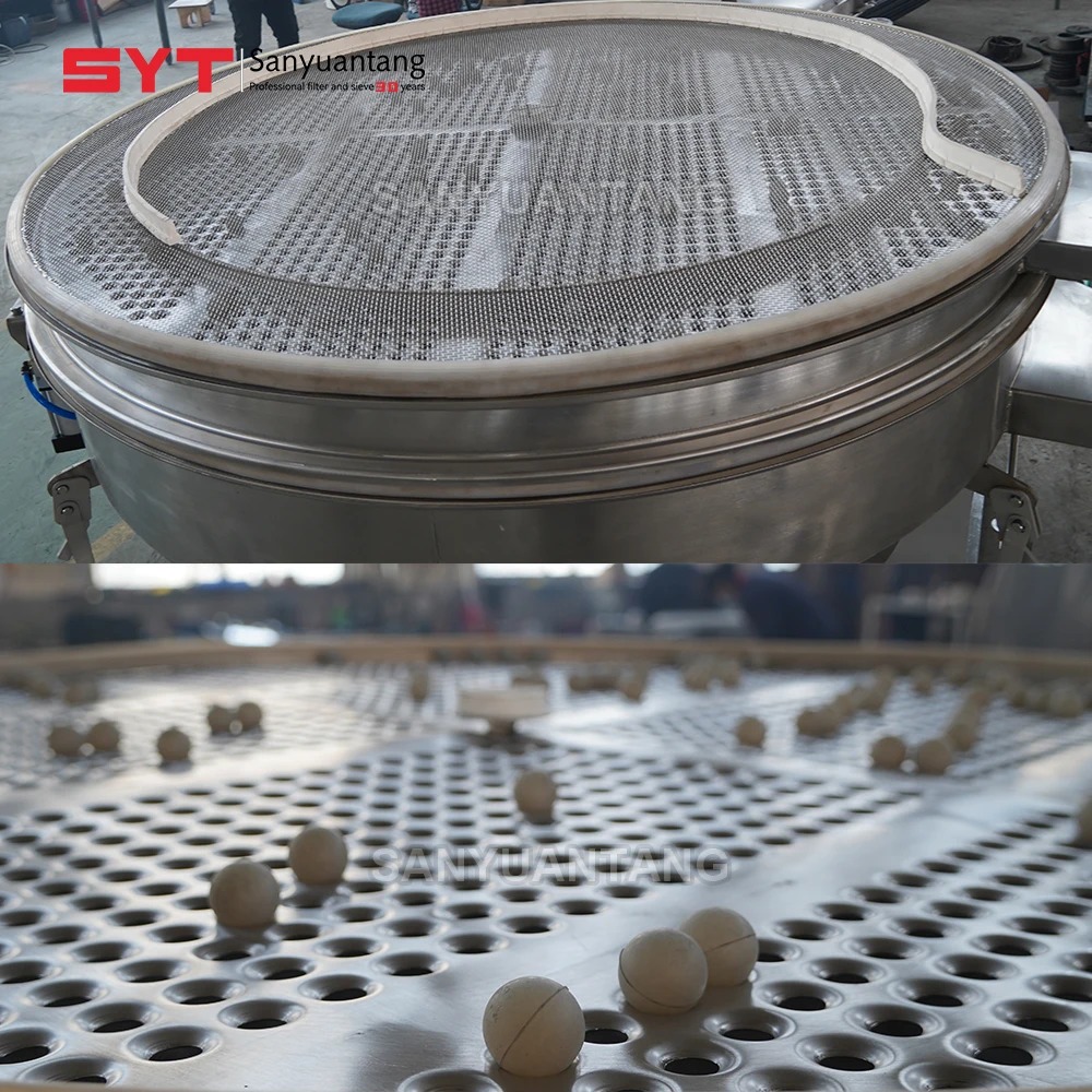 Large Capacity Silica Sand Sieving Swing Vibrating Screen Separator Magnesium Silicate Sieving Tumbler Screeners Sift