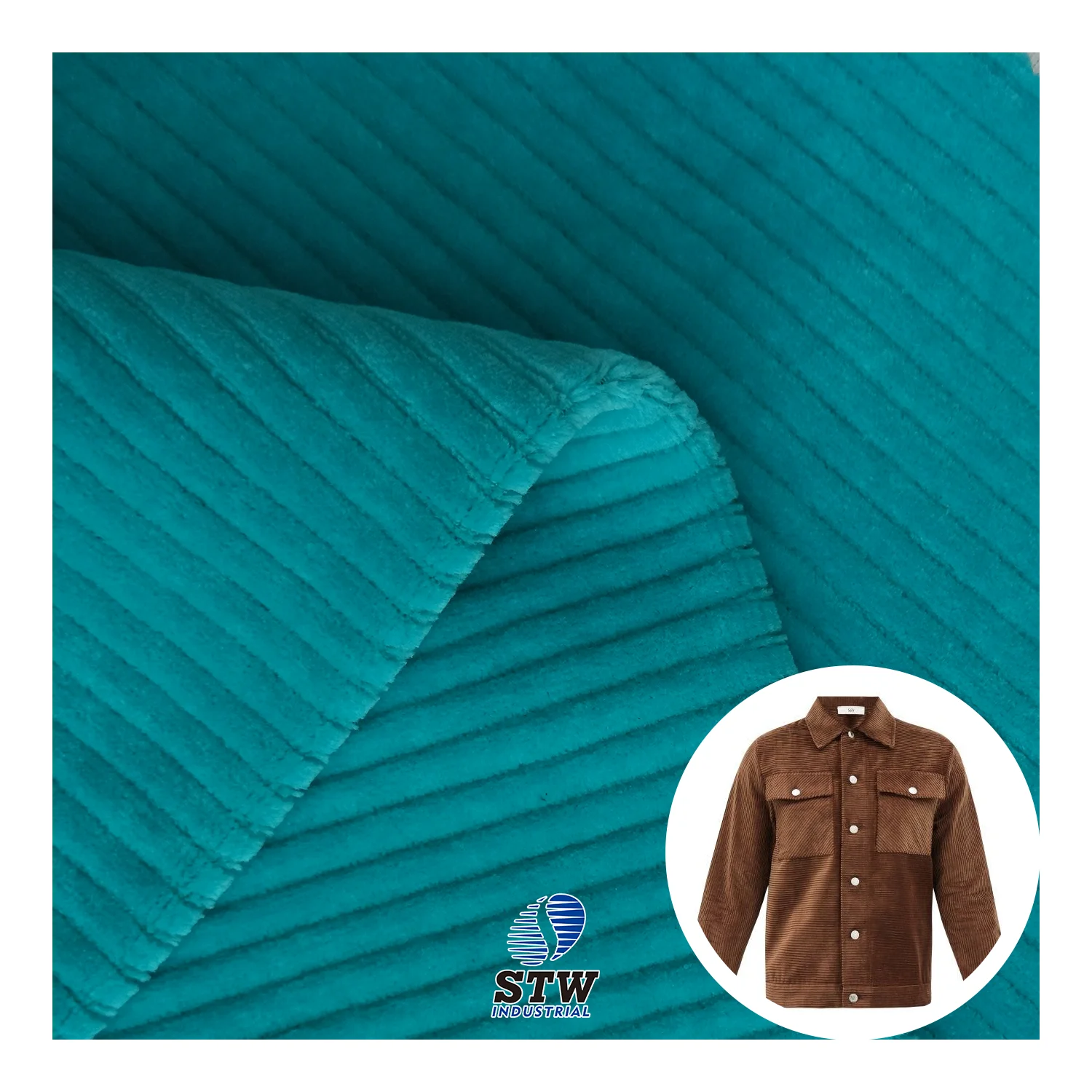 Good Quality Corduroy 60%cotton 37%polyester 3%spandex Cvc Velour Fabric