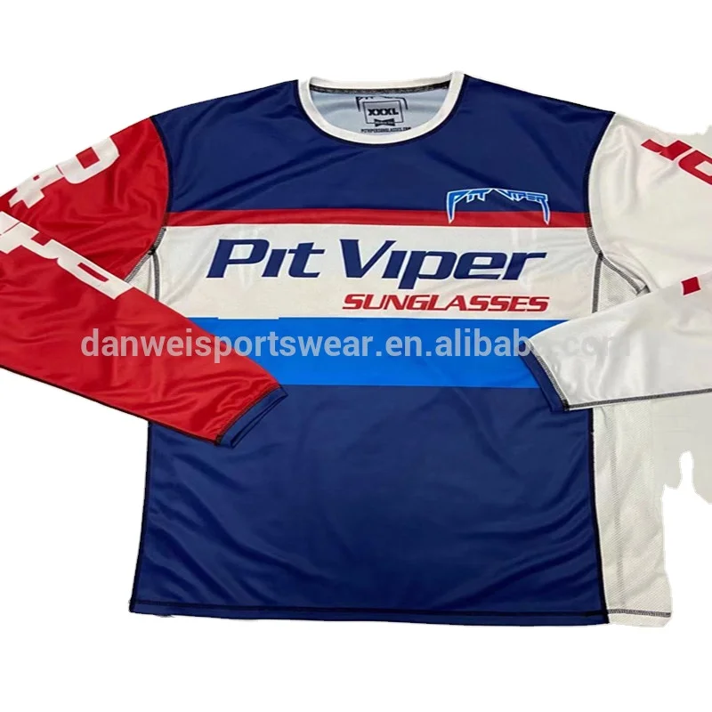 Custom Sublimation Print Mountain Bike jersey motorcycle motocross