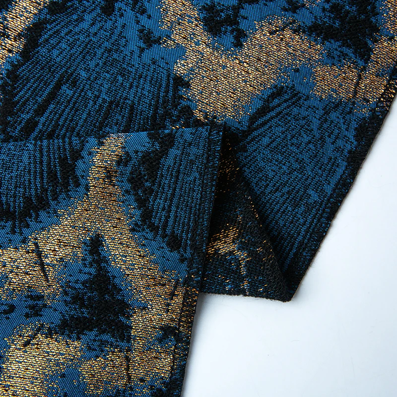  KEER JDJ4098N new arriving product delicate fish scales pattern design nylon metallic polyester embroidered jacquard fabric