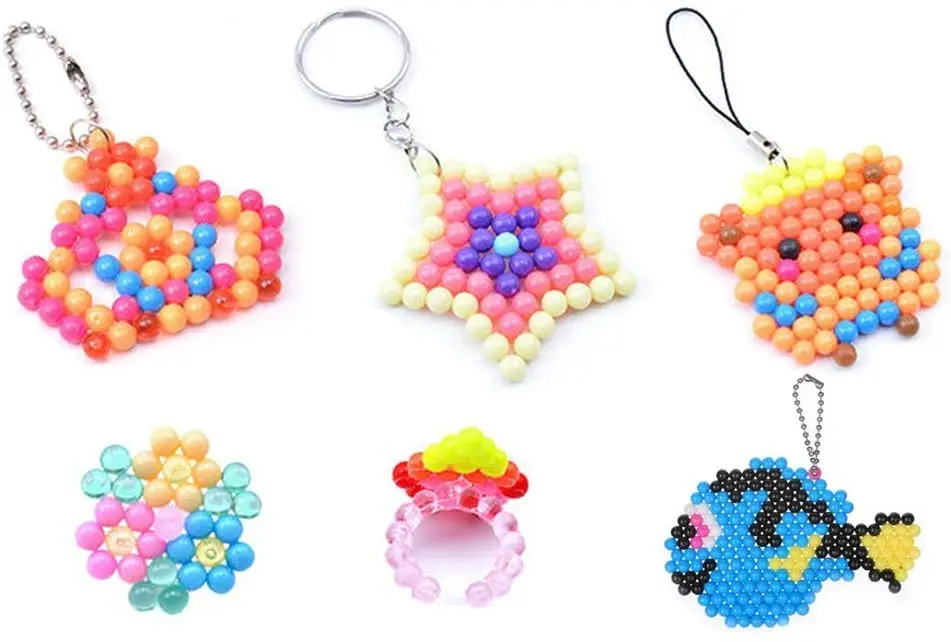 Water Sticky Beads 21 Colors 4200 Beads Magic Water Spray Fuse Beads With Whole Set Accessories Art Crafts Toy For Kids
