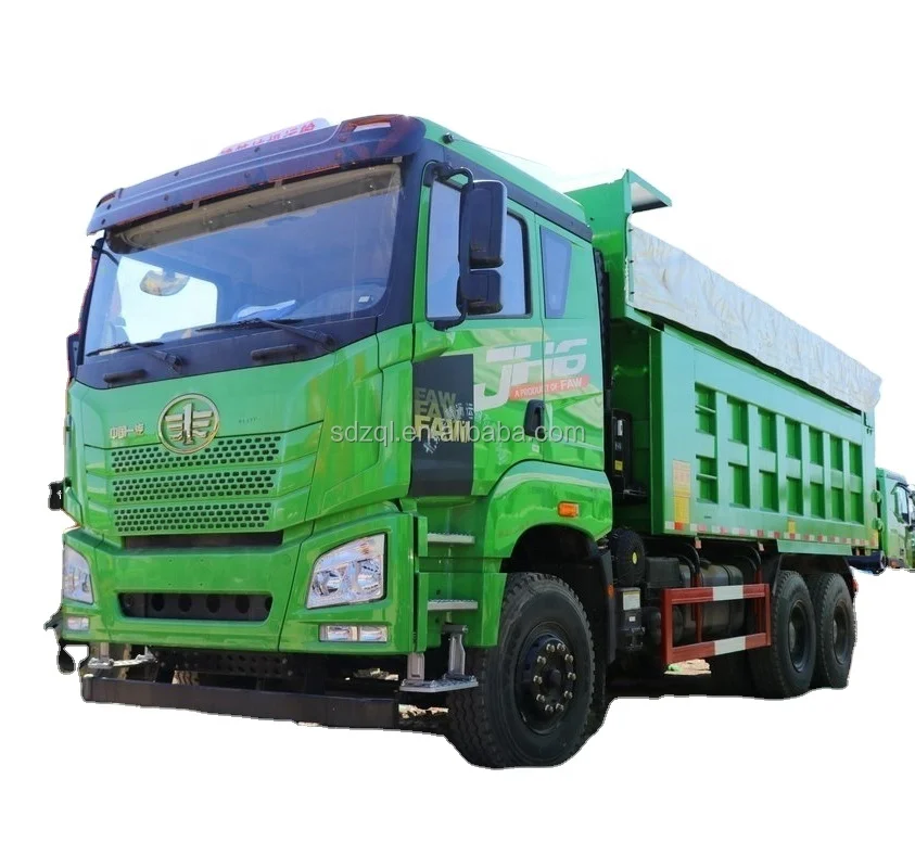 10 Wheels Left Steering FAW J6P 50 Tons Load Heavy Duty 350HP 6x4 Howo Mining Dump Trucks for Sale